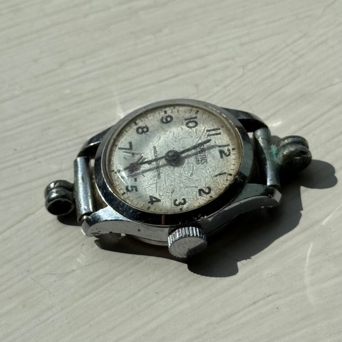 Orologio Vintage 21mm Smiths Cal 201 Jewelled Sub Secondo Carica Manuale RICAMBI/RIPARAZIONE - Foto 2 di 12