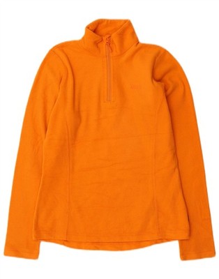 Helly Hansen Mens Zip Neck Fleece Jumper Small Orange Polyester CN15