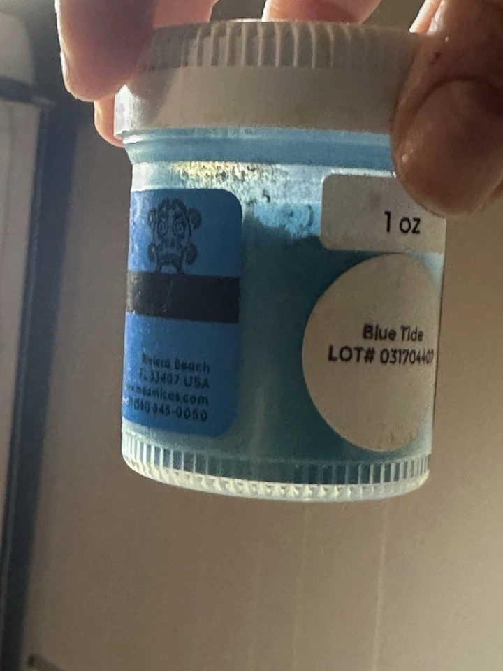 Mad Mica Bundle Mica Pigment Hot Lips Blue Tide Lot Discontinued - Image 3 of 3