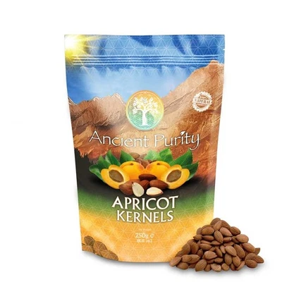 ANCIENT PURITY APRICOT KERNELS 250g | Hunza Origin | Authentic Functional Bitter Taste
