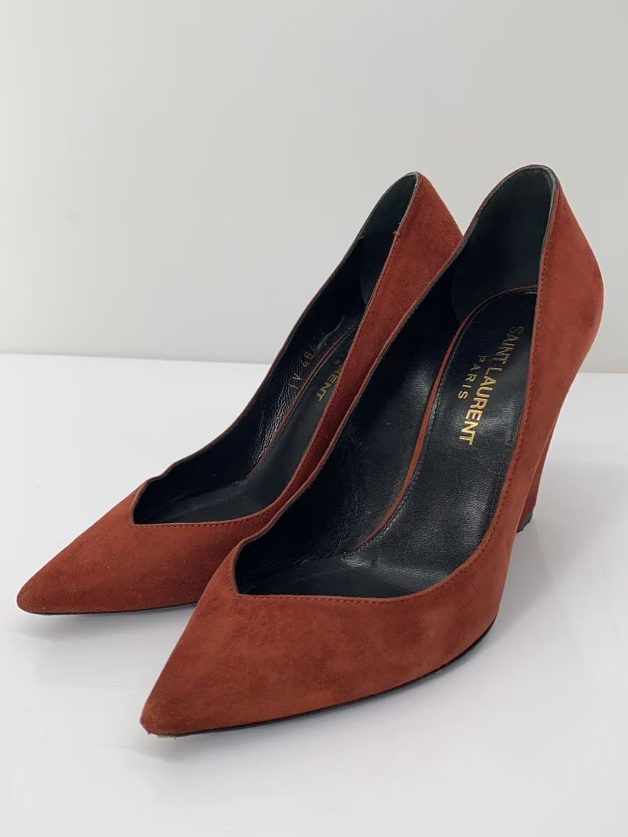 Saint Laurent Pumps 34 Brw Suede 484389 Jlr29 thumbnail 2
