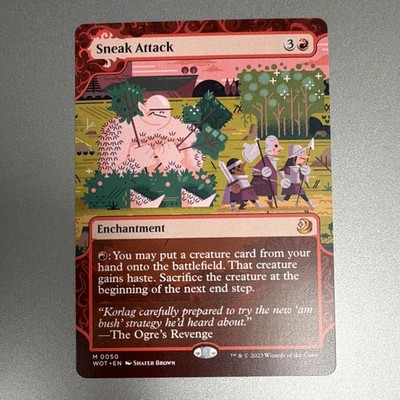 Wizards of the Coast Sneak Attack 0050 Enchanting Tales Borderless Mythic Foil