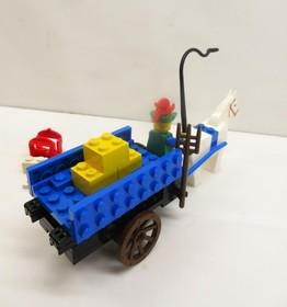 Lego Vintage LL Castle Forestmen #1877-Crusader's Cart-100% w/minifigs (1990)