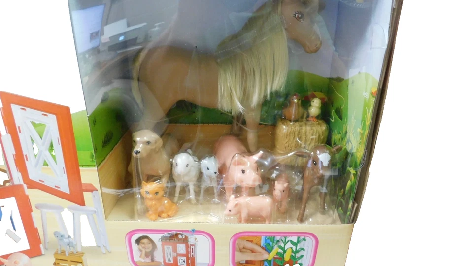 Barbie Horse Barn Playset # HYP88 with 25+ accessories NIB Mattel - Image 2 of 4