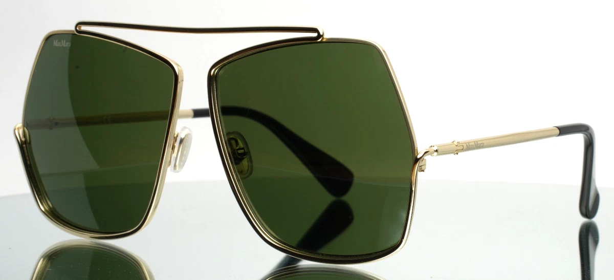 Max Mara Gold Sunglasses for Women for sale | eBay