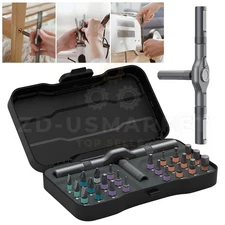 25PCS 24 in 1 Magnetic Screwdriver Head Set PC Phone Electronics Repair Tool Kit