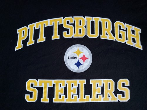 T-shirt Pittsburg Steelers NFL Fanatics nera uomo taglia 3XL sembra nuova - Foto 4 di 5