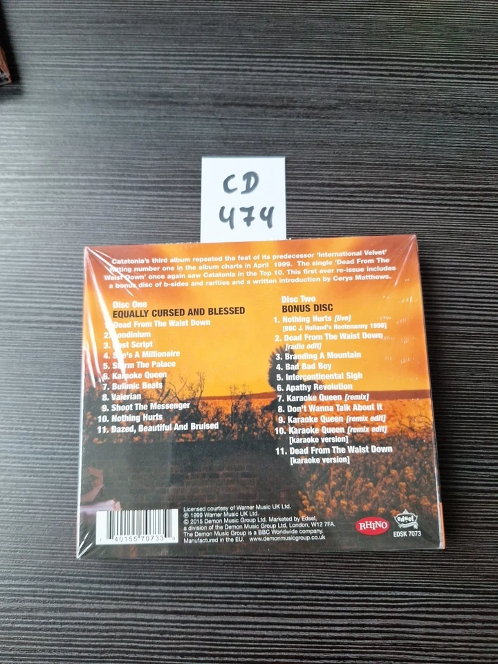 Catatonia - Equally Cursed And Blessed (2015) (2xCD) (EDSK 7073) (Neu+OVP) - Bild 2 von 2