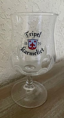 Tripel Karmeliet Ritzenhoff 0.3 Liter Fleur de Lis Tulip Beer Glass Belgium