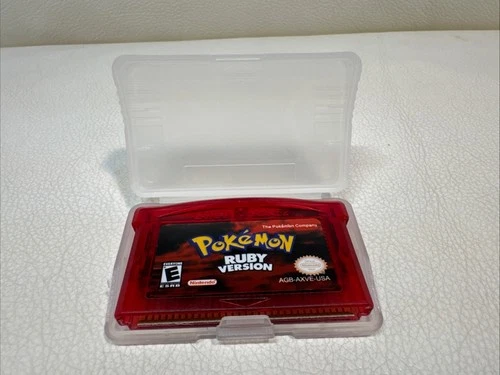 Pokémon: Ruby Version (Game Boy Advance, 2003) With Case