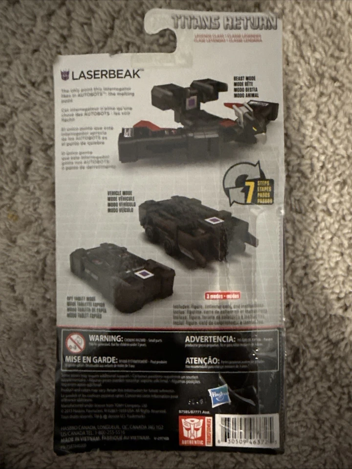 Transformers Titans Return Decepticon Laserbeak, Sealed - Image 2 of 4