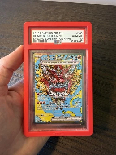 2025 POKEMON PRISMATIC EVOLUTIONS 148/131 - HEARTHFLAME MASK OGERPON EX PSA 10