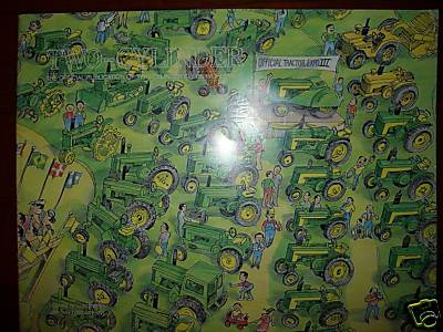 #ad John Deere TWO CYLINDER Tractor magazine 1991 JD EXPO Photos $11.55