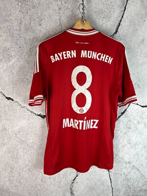 アディダス FC バイエルンミュンヘン ユニフォーム 8番 MARTINEZ Adidas Bayern Munich Javi Martinez #8 2013-14 Red Home