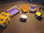 Lot Of 6 Pieces. 11inch Doll Furniture. Wood. Unbranded.