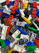 LEGO Parts 3794 (6pcs) Plate, Modified 1x2 with 1 Stud (Jumper) Choose Color