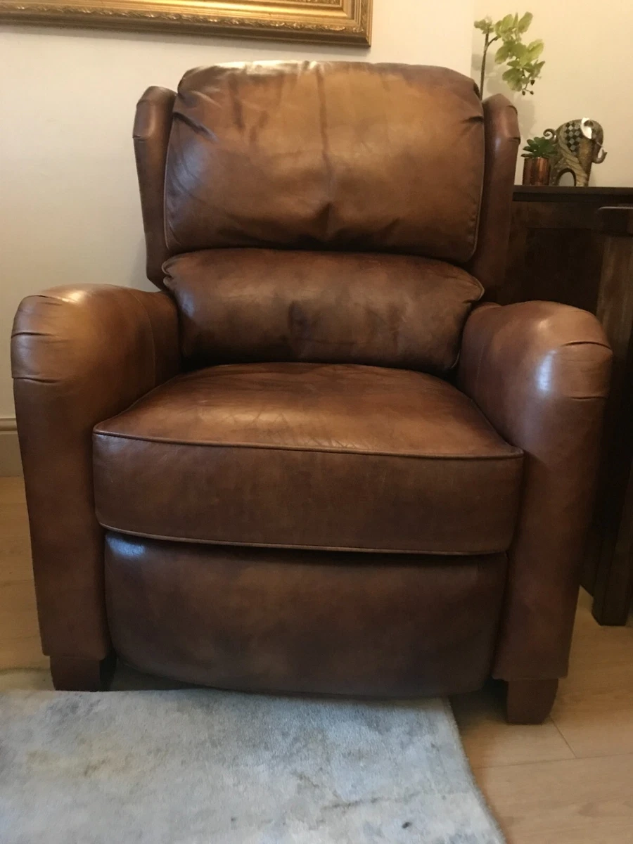 Thomasville leather cheap recliner chair