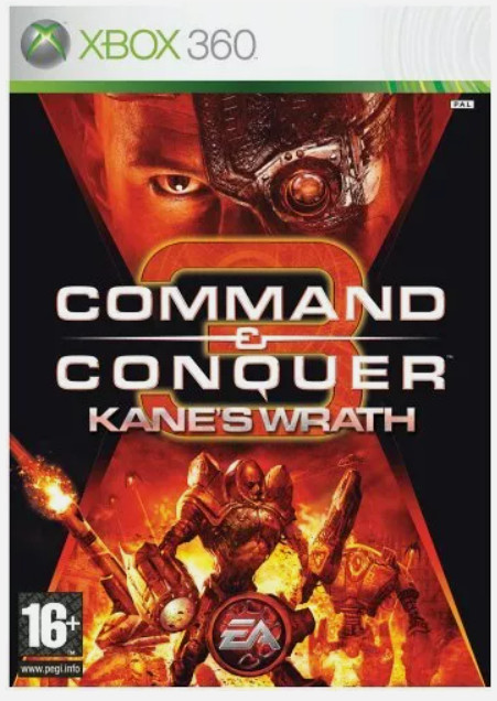 Xbox 360 Command & Conquer 3 Kane's Wrath PAL UK Game + Manual