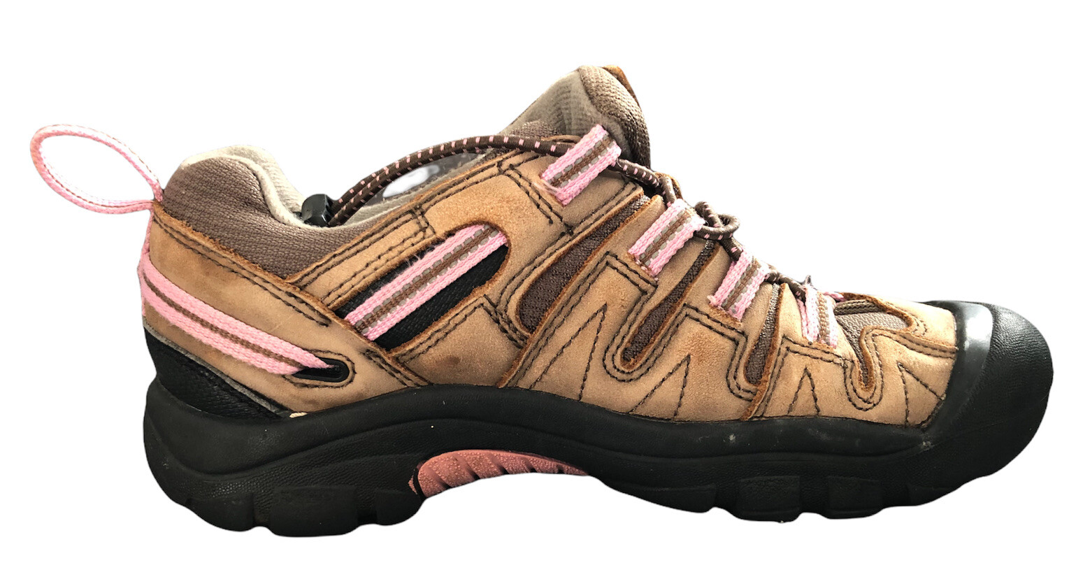 Scarpe Keen Hiking Targhee da donna USA taglia 4 impermeabili marroni rosa 9657 CCLL