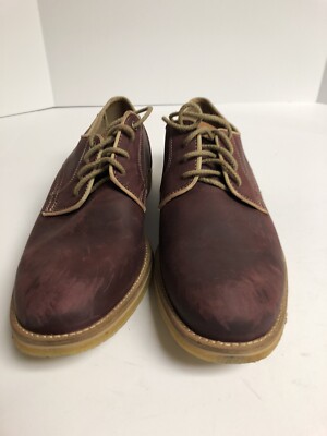 Johnston and Murphy Howell Plain Toe Shoes Johnston Murphy Howell Plain Toe Merlot Oiled Leather 9.5 M  main image 3