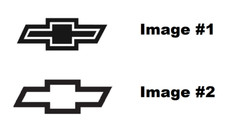 2x Chevrolet Bowtie Emblem Vinyl Decal Diecut Sticker 4 6 Or 8 Wide Chevy