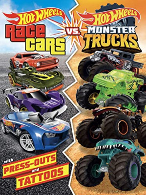 Hot Wheels: Race Cars vs. Monster Trucks: 100% Official - Paperback NEU Mattel 1