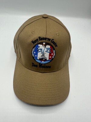 Navy Reserve Center  The Corps United States Beige Baseball Hat Cap One Size