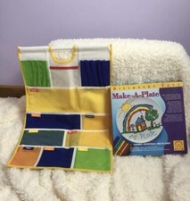NIB Kids Craft Lot Make - A - Plate And Craft Organizer
