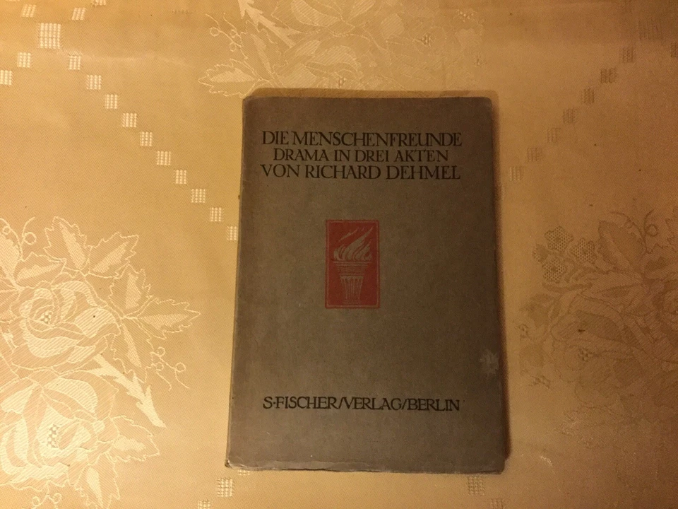 Richard Dehmel Die Menschenfreunde Drama 1.Auflage 1917 - Bild 1 von 1