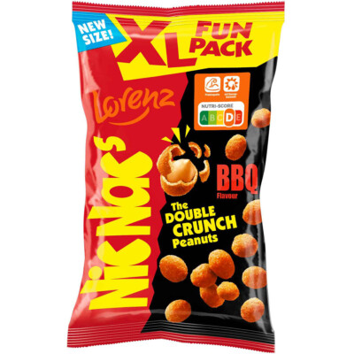Lorenz Nic Nacs XL Fun BBQ Erdnüsse mit einer Barbecue Teighülle 170g