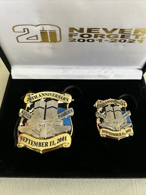 2001 Never Forget 20th Anniversary Badges