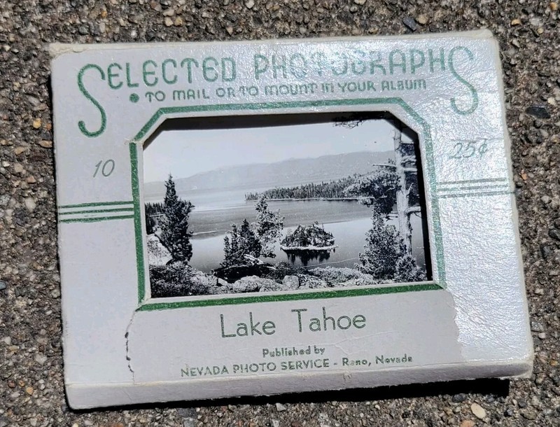 LAKE TAHOE ~ SELECTED PHOTOS ~ TO MAIL ~ NEVADA PHOTO SERVICE ~ VINTAGE ~ 10