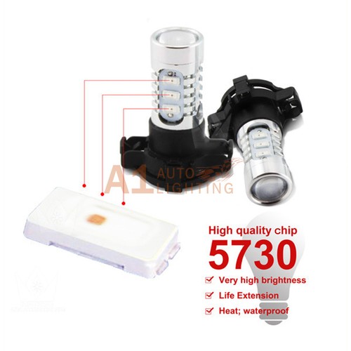 2x Ice Blue H11 H8 15w High Power Bright Car LED Bulbs 5730 15-SMD Fog Light - Picture 3 of 7