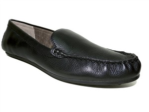 aerosoles loafers black leather