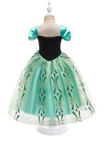 super ANNA Eiskönigin FROZEN Mädchen KLEID KOSTÜM Fasching 128/134 Karneval NEU - Bild 12 von 12