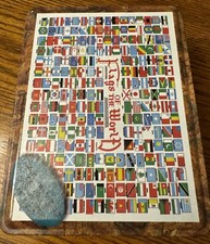 Flags Of The World Jigsaw Puzzle Tin, 550 Pieces, 18x24 New  Sealed