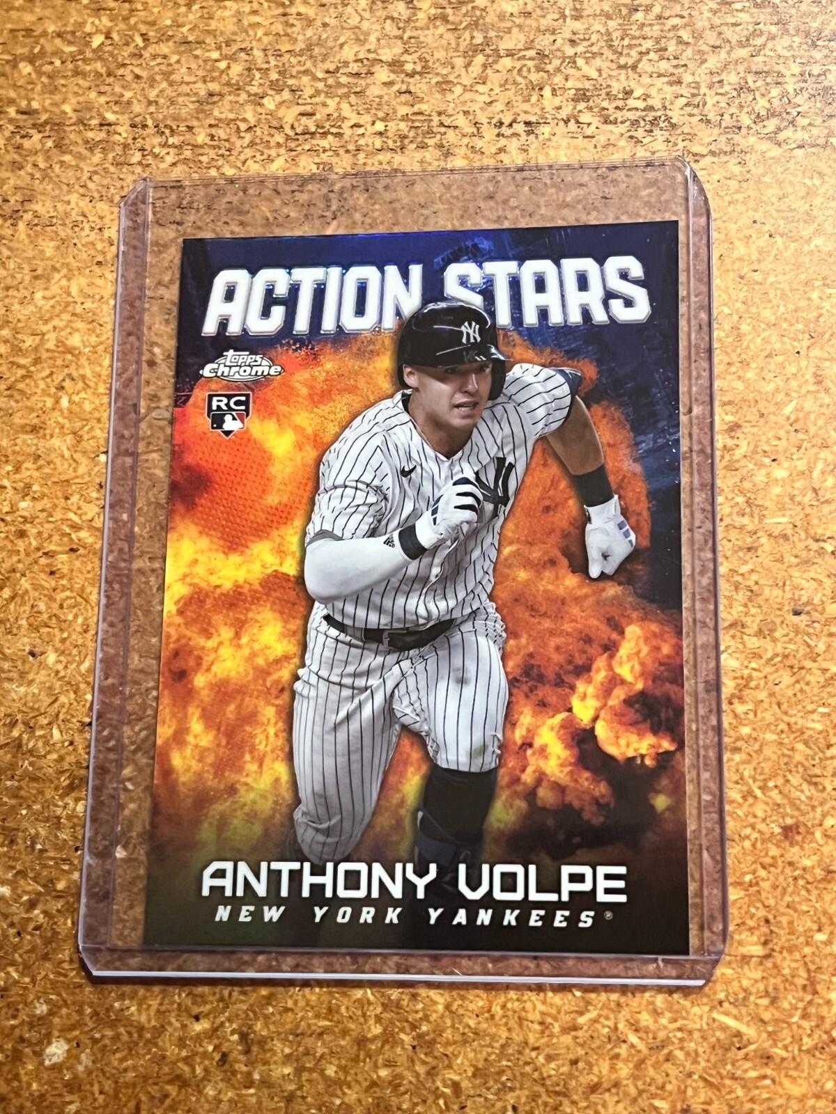 2023 Topps Chrome Update Action Stars # ASC-28 Anthony Volpe RC