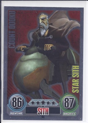 Star Wars Force Attax Serie 1 COUNT DOOKU 163 Star-Karte