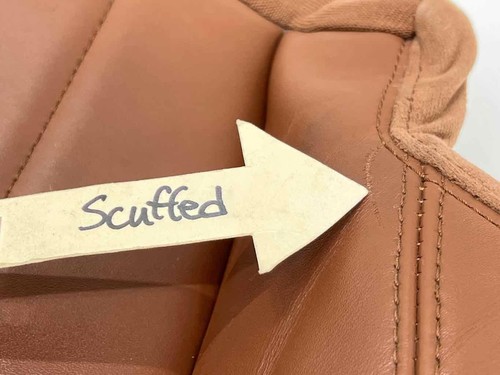 2014 - 2024 MASERATI QUATTROPORTE FRONT SEAT LEFT LOWER CUSHION OEM ORANGE_CU - Foto 9 di 10