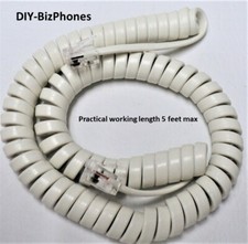 Bisque Light Ivory 9Ft Handset Cord for AT T Trimline 210 Phone CL2909 Curly