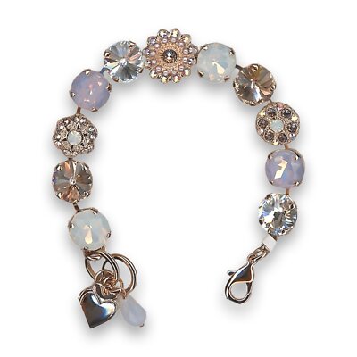 Bracelet by Mariana Woman Lovely Opal and Clear Swarovski Crystals | eBay