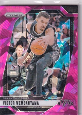 2024-25 Panini Prizm NBA No. 172 Victor Wembanyama Pink Ice Prizm