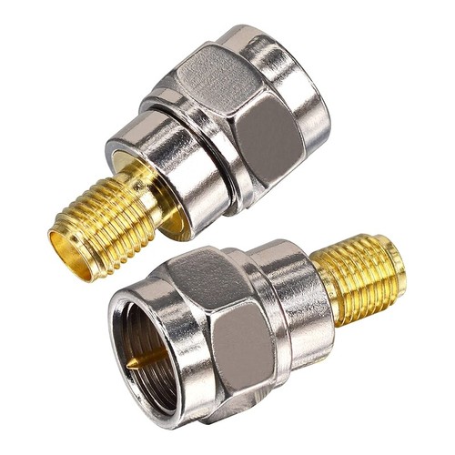 Male Plug to SMA Female Plug Straight RF Adapter Connector Coaxial - Photo 6/7