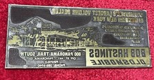 Rare Bob Hastings Oldsmobile car dealership vintage newspaper woodblock stamp