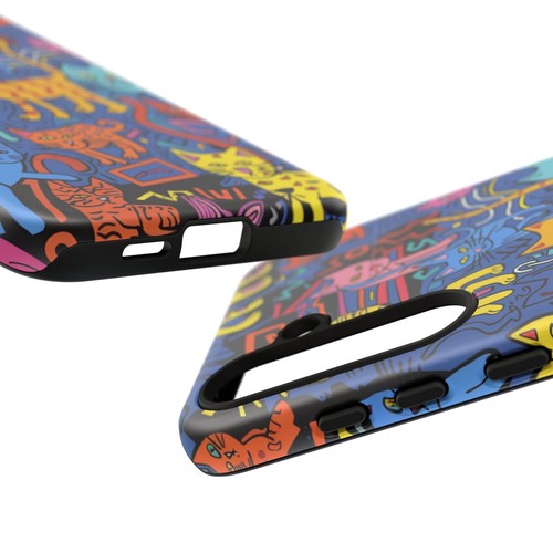 Cat Abstract Art Illustration Phone Case for iPhone, Samsung Galaxy, Pixel - 第 107/175 張圖片