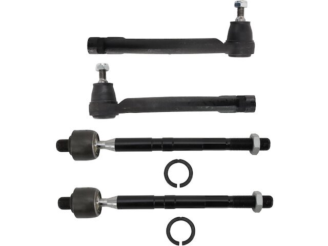 Front TRQ 4 Piece Tie Rod Set Tie Rod End Set fits Kia Forte5 2014-2018 35DFVS
