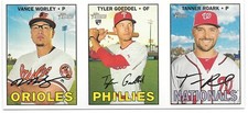 2016 Heritage 1967 Ad Panels Box Loader Vance Worley/Tyler Goeddel/Tanner Roark