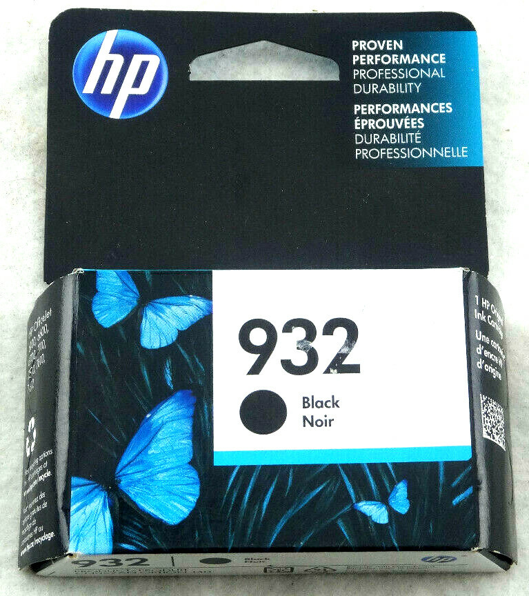 HP 932 Black Ink Cartridge New Sealed CN057AN EXP. Date 6/2020 Free Shipping