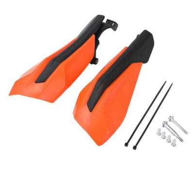 Handschutz  Handprotektoren Handguard Handguards orange B- Ware f. KTM EXC SX F