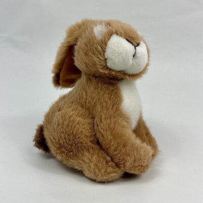 Bunny Rabbit Buffy Russ Berrie Plush Stuffed Animal Brown Sitting 6  Floppy Ears